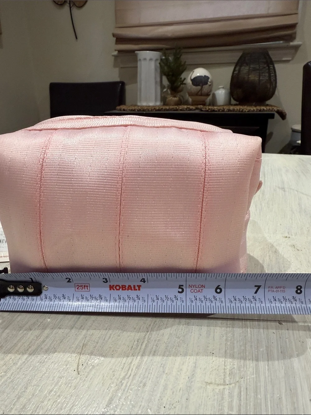 Harvey’s Seatbelt Elegant Pink Bow Cosmetic Bag
